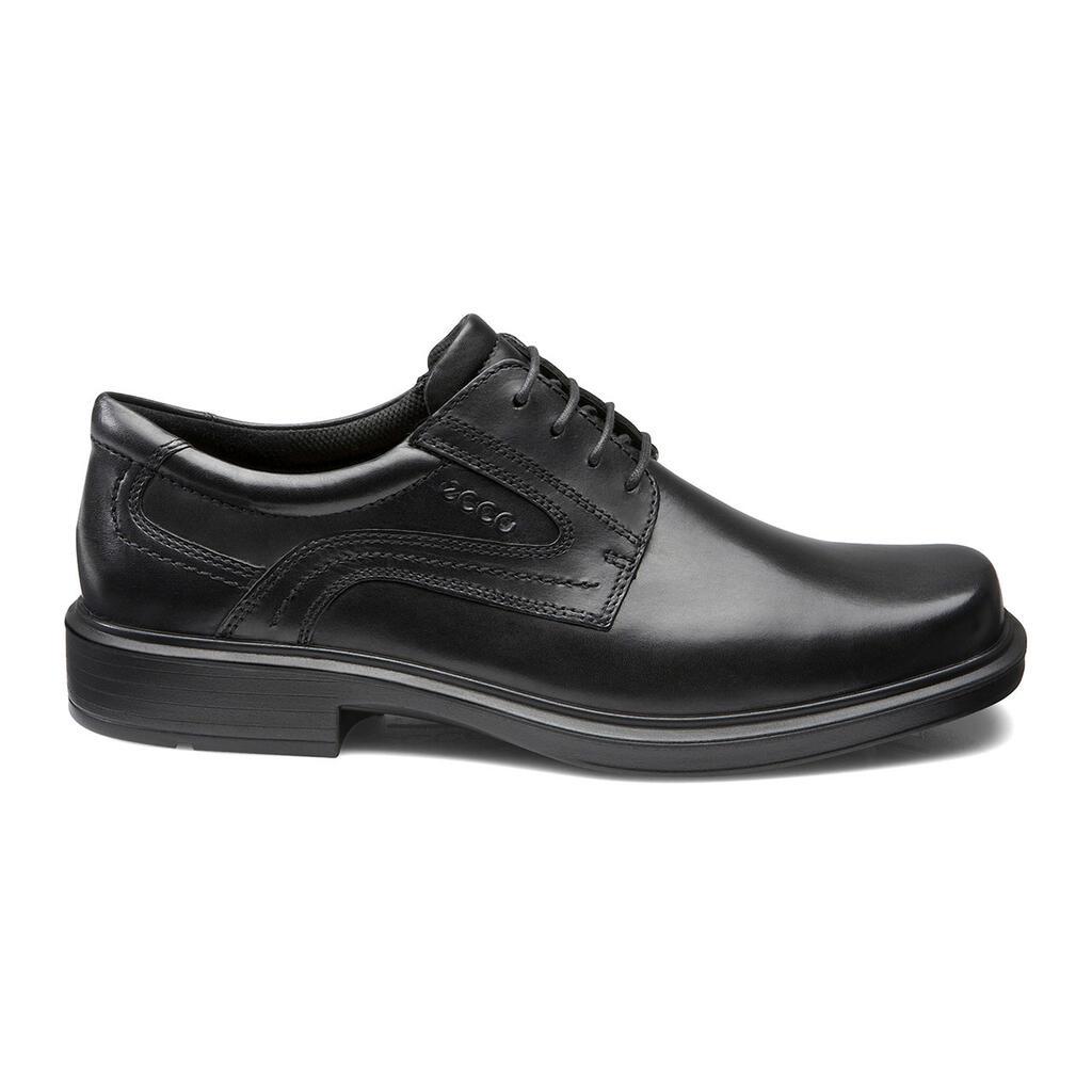 Ecco Helsinki Plain Toe Tie Mens Dress Shoes In Black Sales - India OWS-248653